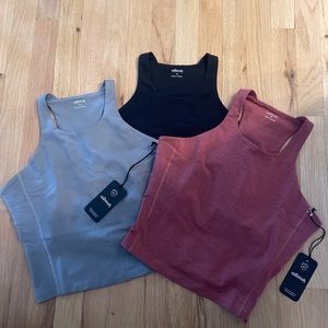 3! NWT Allbirds Natural Run Form Tank. Grey, Black, Red all in size Medium.